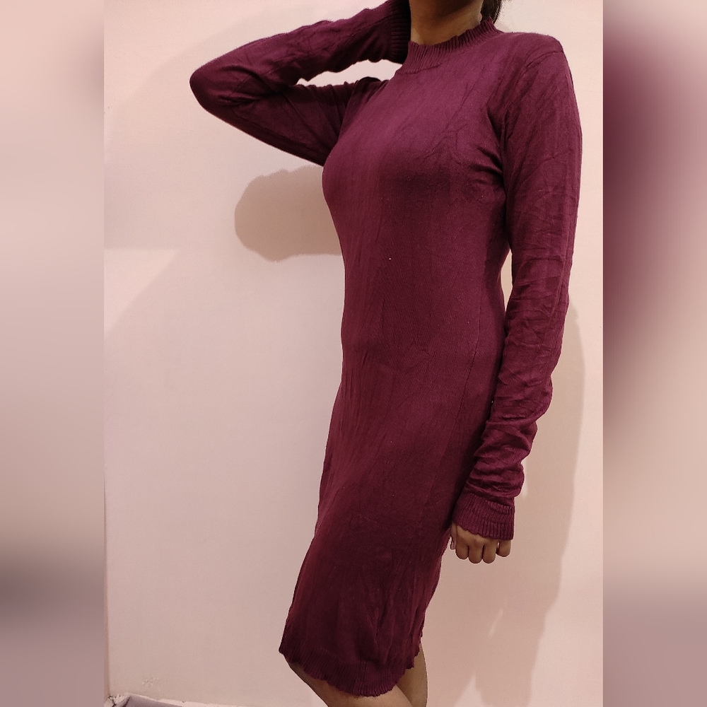 💜Winter bodycon dress - Picture 4 of 5